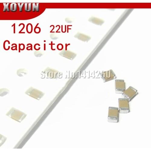 100pcs/lot 1206 22uf 226K 22000nf 250V X7RError 10% SMD ceramic capacitor MLCC