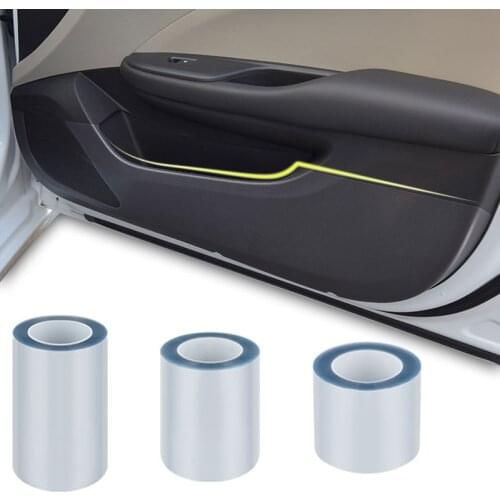 Car Styling Protective Film 10/15/20cmx100cm Car Bumper Hood Paint Protection Sticker Anti Scratch Clear Transparence Stickers