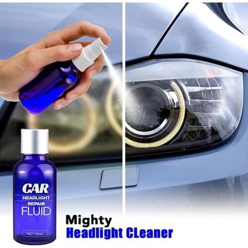 Car Headlight Scratch Remover Fast UV Protection Car Light Cleaner Automotive Headlight Repair Refurbishment Kit 30ML