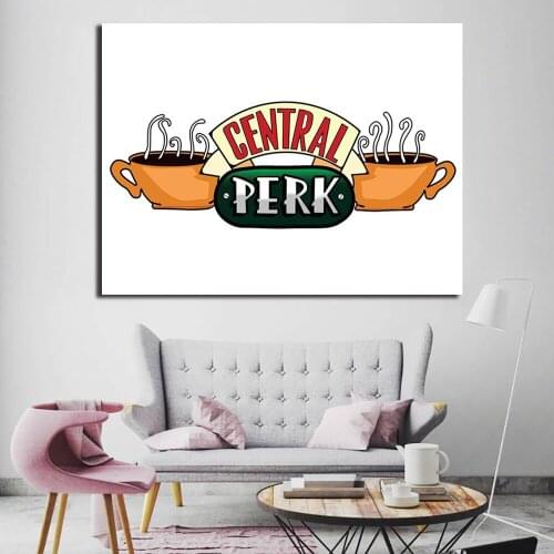 Central Perk Friends Tv Show Canvas Prints Picture Modular Paintings For Living Room Poster On The Wall Home Decor