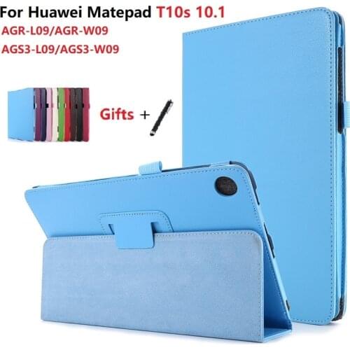Tablet Case For Huawei MatePad T10 9.7 2020 AGR-L09/AGR-W09 Stand Flip Leather Cover For MatePad T10S 10.1 AGS3-L09/AGS3-W09