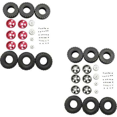 DIY Double Tire Metal Wheel KIT for Wpl B14 B24 Q62 Q63 1/16 Truck 4WD Rc Car Parts