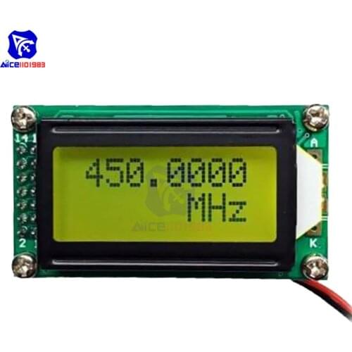Diymore 1MHz -1200MHz LED Frequency Counter Tester Measurement for Ham Radio PLJ-0802-F