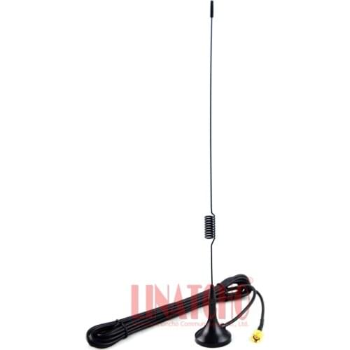 Dual band UT102 VX-3R VX-5R VX-7R FT-60R walkie talkie radio rg174 3 meters sma male sucker antenna