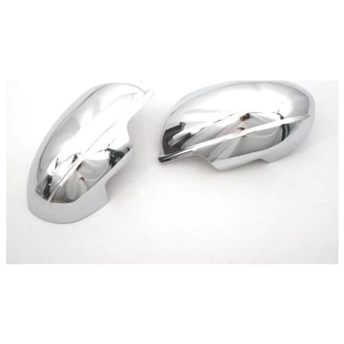 Chrome Side Door Mirror Cover Trims For Mazda 2 / Demio 08-12