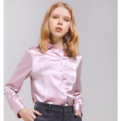 Атласные блузки JCHENSJ China At AliExpress