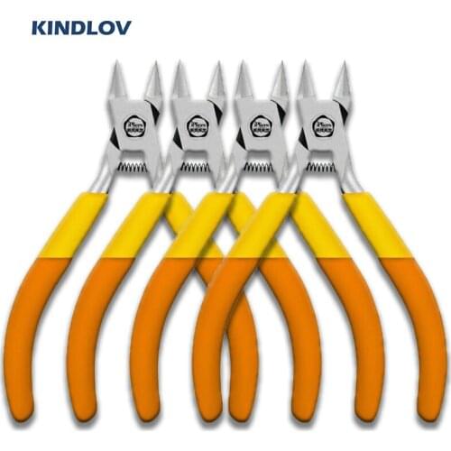KINDLOV Diagonal Cutting Pliers Carbon Steel Precision Assembly Plastic Nippers Diagonal Multifunction Cutter Repair Hand Tools