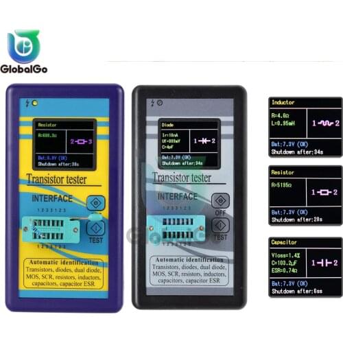 M328 Multi-Purpose Transistor Tester Diode Resistor ESR Capacitance LCR Meter Portable New Component