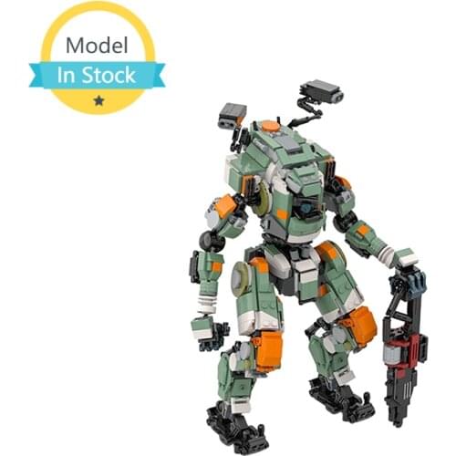 MOC Rabbit Vanguard Team BT-7274 Robot Titanal Building Blocks Morphing Gatling Destroyer Bricks Machine Children Toys Gifts