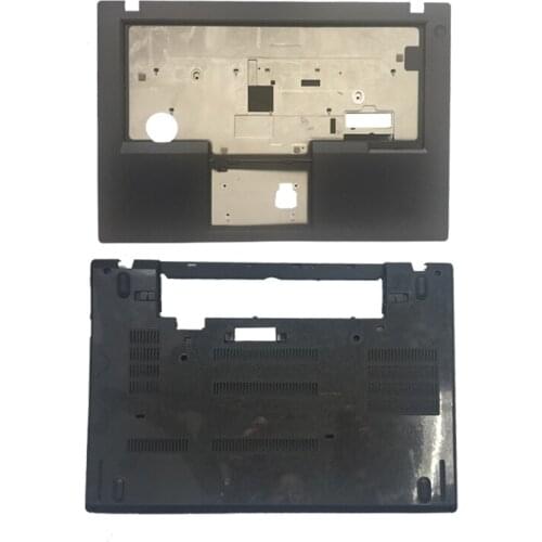 New case cover For Lenovo ThinkPad T470 Palmrest COVER AM12D000200 NO Touchpad NO Fingerprint hole /Bottom case AP12D000600