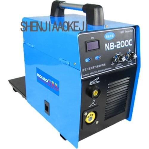 New 1pc Carbon dioxide MIG welding machine NB-200C Small home Gas welding sheet welding Metal processing maintenance tool 220V