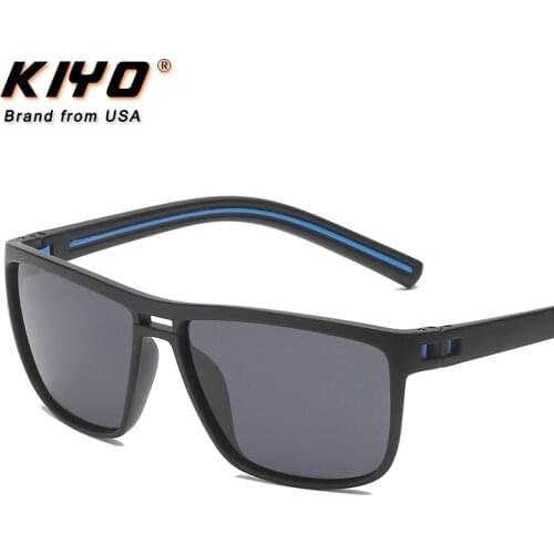 KIYO Brand 2020 New Men Square Polarized SunglassesPC Classic Sun Glasses High Quality UV400 Driving Eyewear 3831