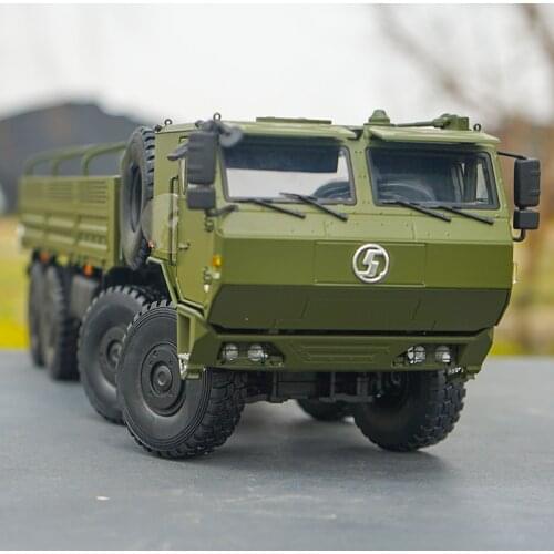 Original Factory Diecast 1:24 Shanqi Delong Sx2306 Off-road Army Truck Transport Vehicle Model, Diecast Military Truck Model For