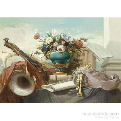 Puzzle Violin And Flowers Jigsaw Puzzle 1000 Piece