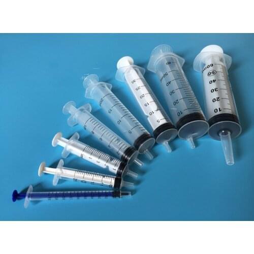 2-50ml Plastic Large Hydroponics Nutrient Sterile Health Measuring Syringe Tools Cat Feeding Tool