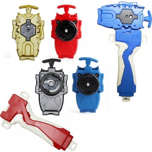 Beyblades Burst Launcher with Handlebar Plastic Multi-Color Grip Antenna Gyroscope Accessories Sword Type Ruler Launcher