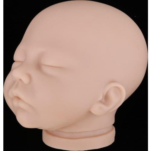 Soft Silicone Realistic Baby Doll Head Sculpt Carving Mold 20inch Head Sculpt Kit Reborn Blank Body Replacement Part Kit #1