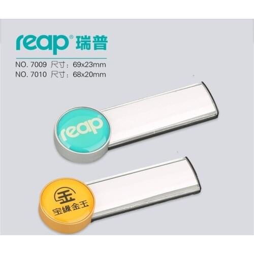 Reap Business 20pcs/lot Name Tag / Id Badge Personalized Laser Engraved, Pin Backing - Customize#7009