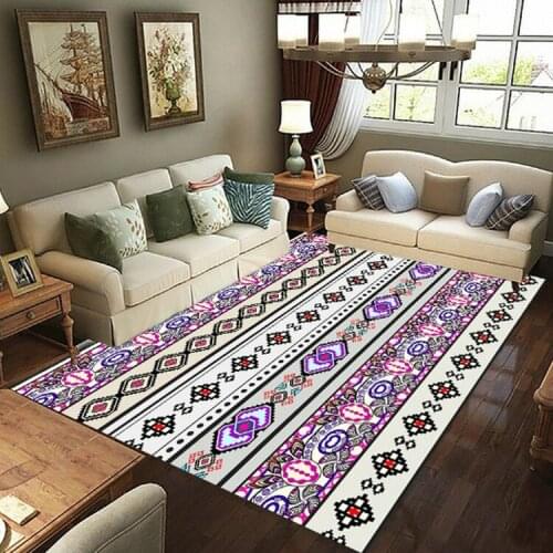 Retro Geometry Fashion Soft Flannel 3D Printed Rugs Mat Rugs Anti-slip Large Rug Carpet Home Decoration Drop Shipping 03