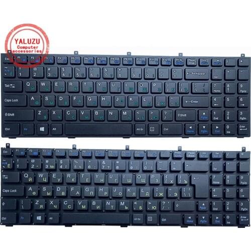 YALUZU Russian Keyboard for Clevo W765S W760CU W765CU W765CUH W765TUN W251HPQ W251HSQ W251HU W251HUQ FOR DNS 0123975 RU laptop
