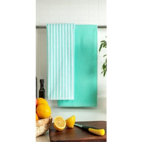 Cloth Towel 2 Pcs Viola Soft Mixed Color Dish Kitchen For 50*70 Cm 100 Cotton Fabric Turkey imal Quality Brand Trend