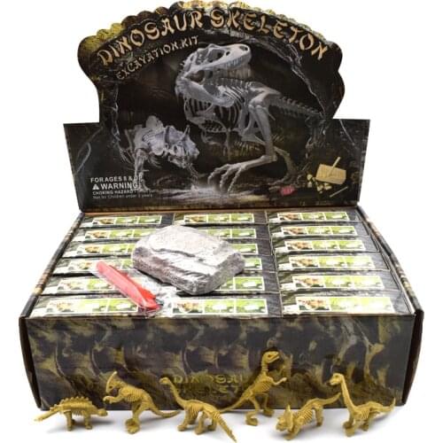 Creative DIY small archaeological excavation toy simulation dinosaur fossil elementary school childrens educational toy