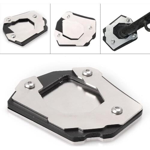 Motorcycle CNC Kickstand Foot Side Stand Extension Enlarger Pad For BMW F800GS ADV 2008 2009 2010 2011 2012 2013 2014 2015 2016