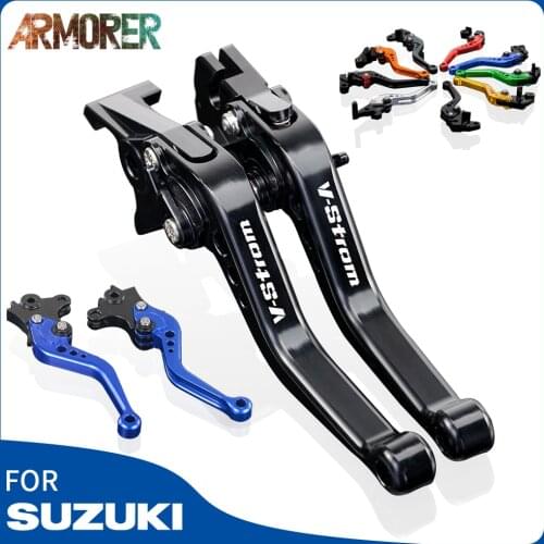 For Suzuki DL650 /V-Strom High Quality Motorcycle Accessories Folding Extendable Lever Brake Clutch Levers 2011-2017 2018-2020
