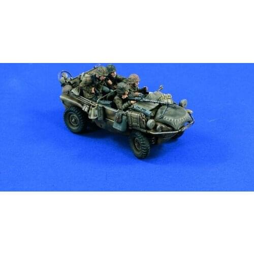 1/35 Resin Figure Model Kit Unassambled Unpainted 156(NO CAR)