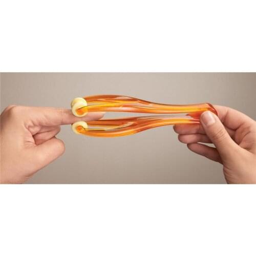1PCS Useful 2 Rollers Elastic Handle Relax Finger Joints Hand Massager Blood Circulation Massage Tool High Quality