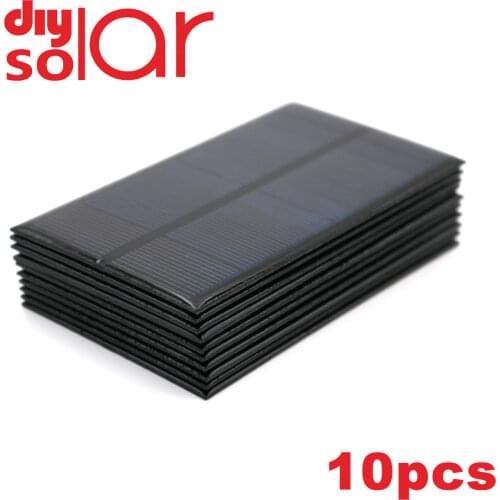 6 V 1 W Mini Solar Panel Solar Cells DIY For Light Cell Phone Toys Chargers Portable Drop Shipping DIY Led Lamp
