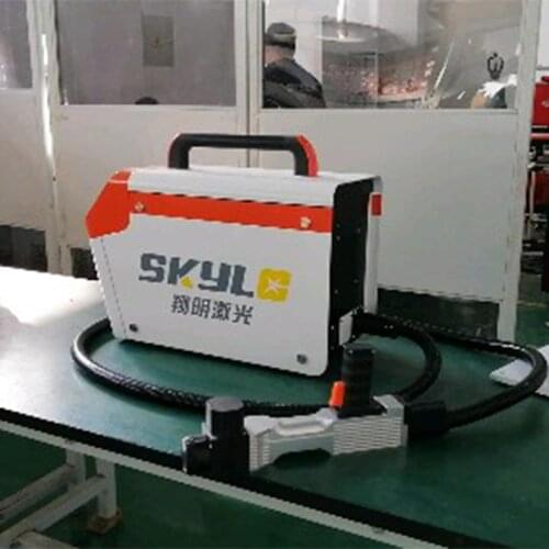 100w fiber laser cleaning machine for steel pipes laser rust and paint cleaning machine