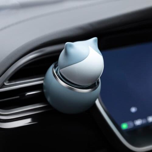 3Life Car Aroma Diffuser Creative Cat Clip Mini Portable Purifier Not automatic For Car Fan Air Conditioning Office Car Home Use