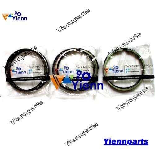 3TN82 3TNA82 3TNB82 Piston Ring Set 119802-22510 For Yanmar F20D FX20 YSR3000 YSR3010 CA25 CA28 Tractor Engine Parts