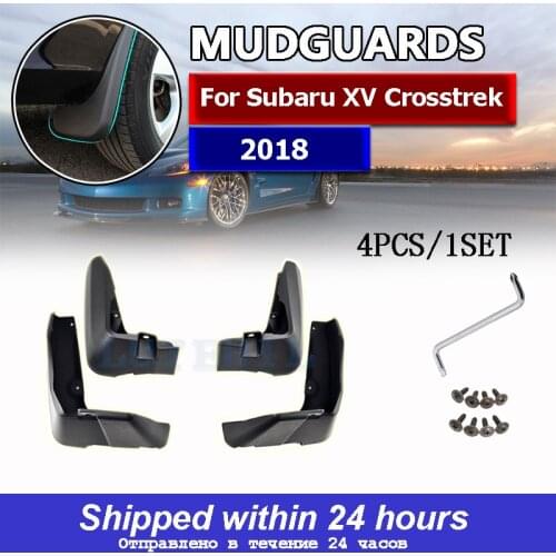 4Pcs Front Rear Car Mud Flaps For Subaru XV Crosstrek 2018 Mudflaps Splash Guards Mud Flap Mudguards Accessories 2019