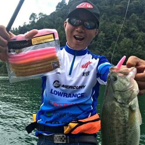 8pcs/bag Fishing lure salt high proportion noodles 5 inches 14cm 11.5g soft bait worm grub 6 colors outdoor fishing gear