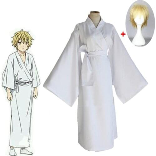 Anime Noragami Yukine Cosplay Costume Yukine White bathrobe and kimono show and kimono cosplay Halloween Costumes