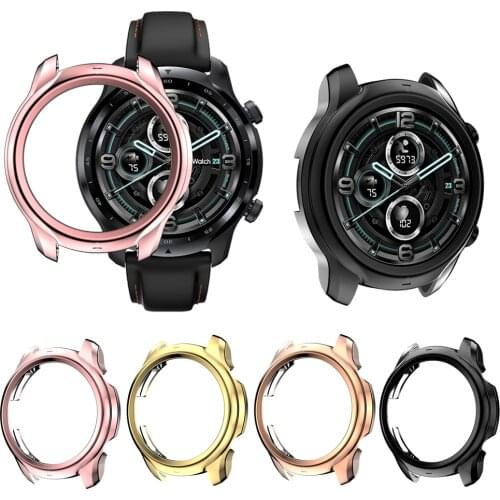 TPU Case Cover For Ticwatch Pro 3 Smart Watch Protective Shell Bumper For Tic Watch Pro 3 Protective Case Cover Accessories