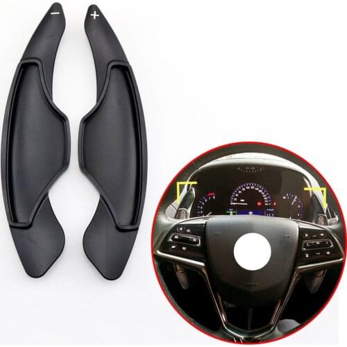 Add-on Shifter Fit For Cadillac ATS ATS-L Accessories Steering Wheel Shift Paddle 2014 2015 2016 2017 2018 2019 Parts