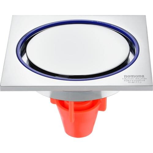 Hot Sale Durable 10*10cm Brass Material Anti-odor Bathroom Floor Drain