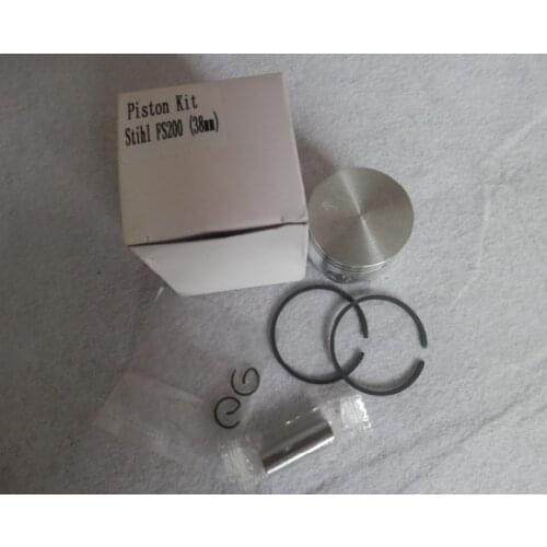 38MM PISTON KIT FOR ST. FS200 FS202 TS200 020 2 STROKE TRIMMER CYLINDER ASSEMBLY BRUSHCUTTER CUT OFF SAW RING CLIPS ASSY