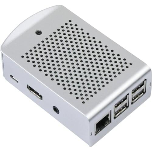 Latest Raspberry Pi 3 Model B Plus Aluminum Case Metal Enclosure Hanging Bracket VESA Mounted also for RPI 3B+/RPI 3
