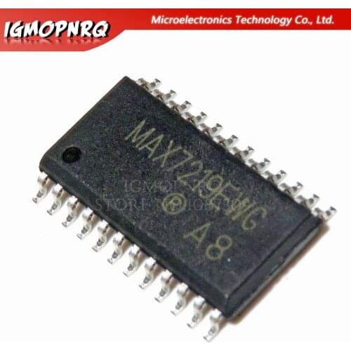 5PCS MAX7219CWG MAX7219EWG MAX7221CWG SOP MAX7219 MAX7219 MAX7221 new and original IC