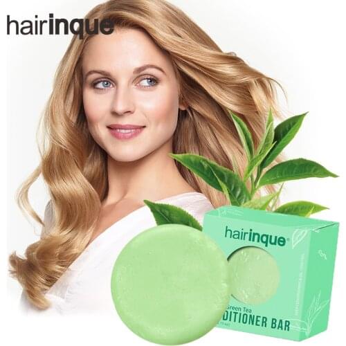 Refreshing Conditioner for Psoriasis Hair Anti-inflammatory Green Tea Soap Anti UV Solid Bar Dandruff Cleanser Regrow Hair Care