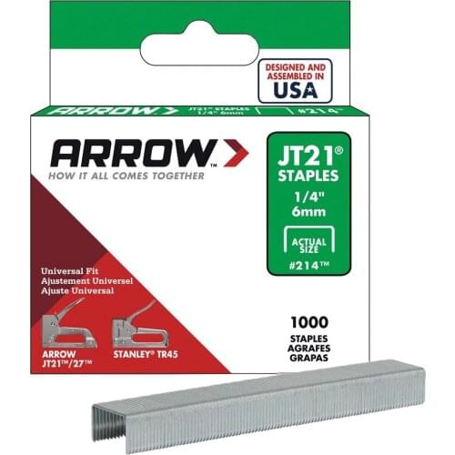Arrow AR214 6mm 1000 Pcs Professional Staple Wire