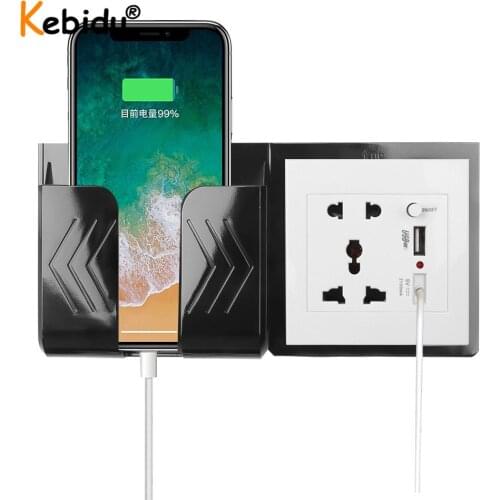 USB Power EU Socket Double USB Port Socket Bracket Home Wall Charger Adapter Wall Charger Adapter Charging
