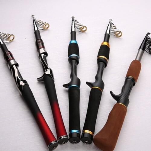Fishing Rod Mini Small Road Sub-pole Sea Fishing Portable Gun Handle Fishing Rod Telescopic Short Fishing Rod