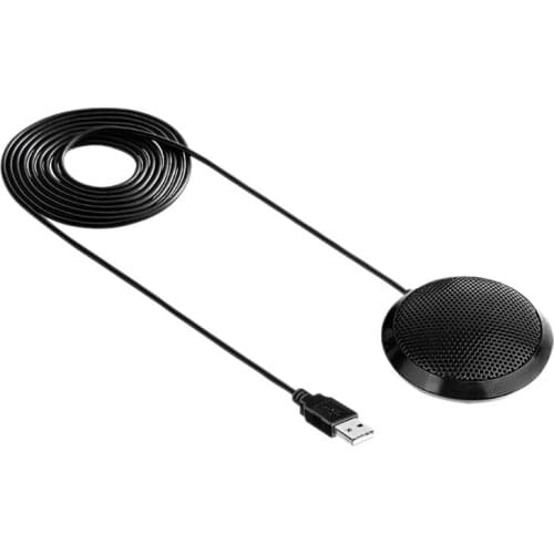 USB Microphone for Meeting Business Computer PC, Laptop,Desktop,Mac & book, Portable Table for Online Chatting, Calls