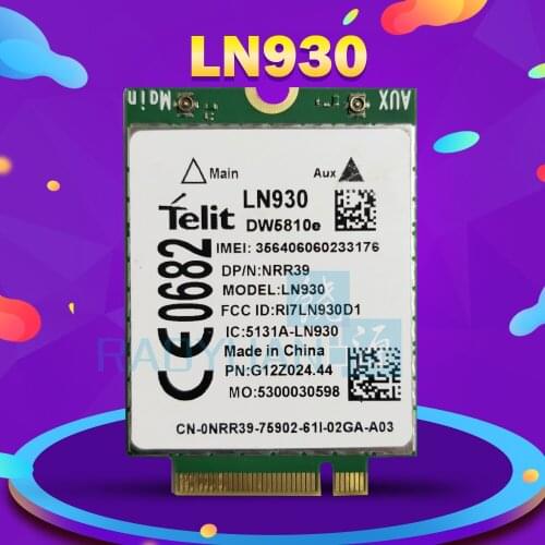 4G WLAN CARD for LN930 DW5810e NRR39 CN-OTWH3N 4G/LTE/DC-HSPA NGFF M.2 WLAN CARD