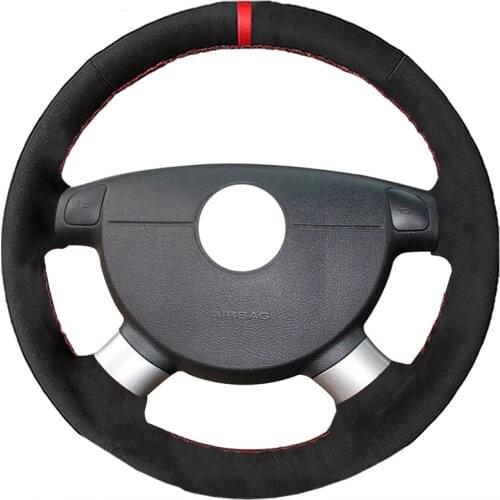 Alcantara Suede Leather Car Steering Wheel Cover for Chevrolet Sail 2004-2009